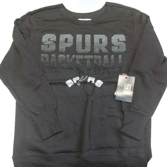 G-III Tops - NBA San Antonio Spurs Showtime Pull Over Sweater Womens Size S GIII 4 Her Black